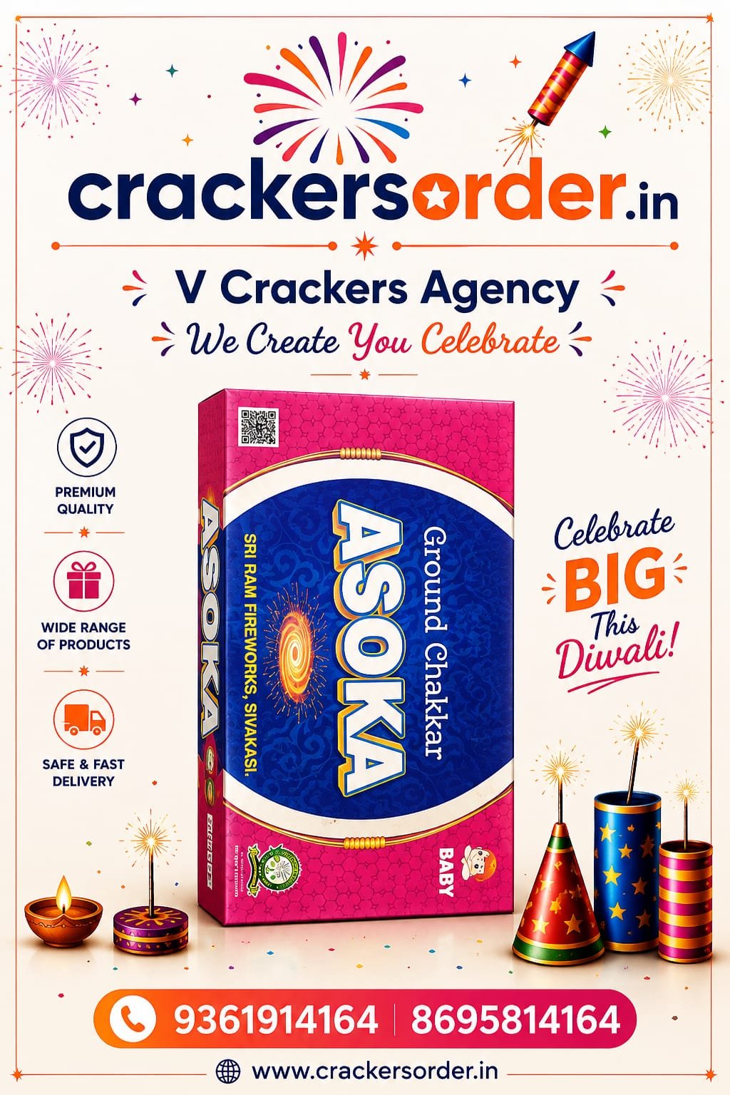 Ground Chakkars Asoka (10 Pcs)