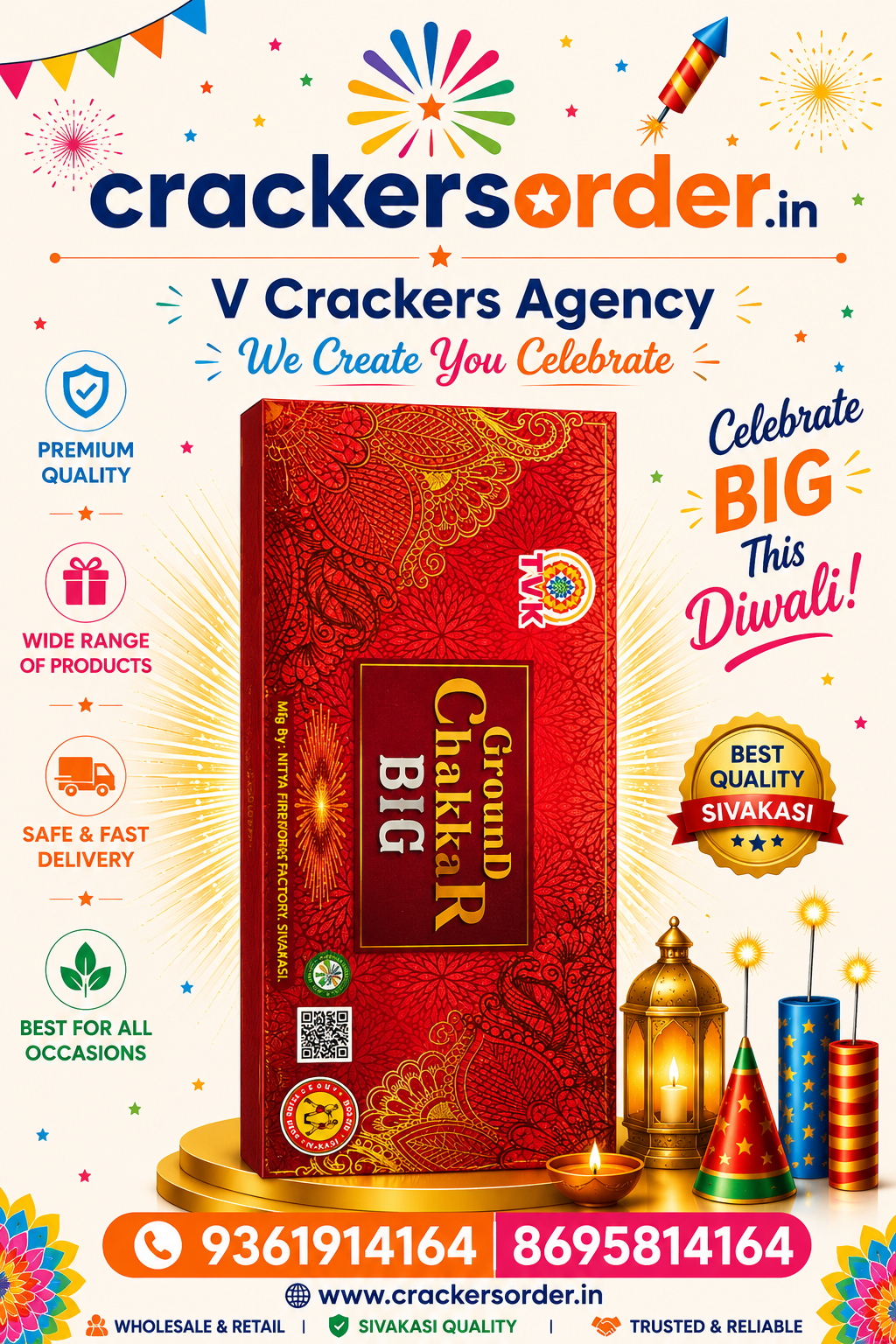 Ground Chakkars Big (10 Pcs)